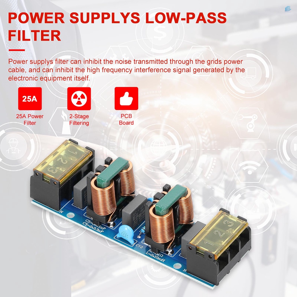 Bảng Lọc Tần Số Thấp Hai Giai Đoạn Chuyên Dụng Cho Board Mạch Điện s2mwvn (s2mwvn) 25A