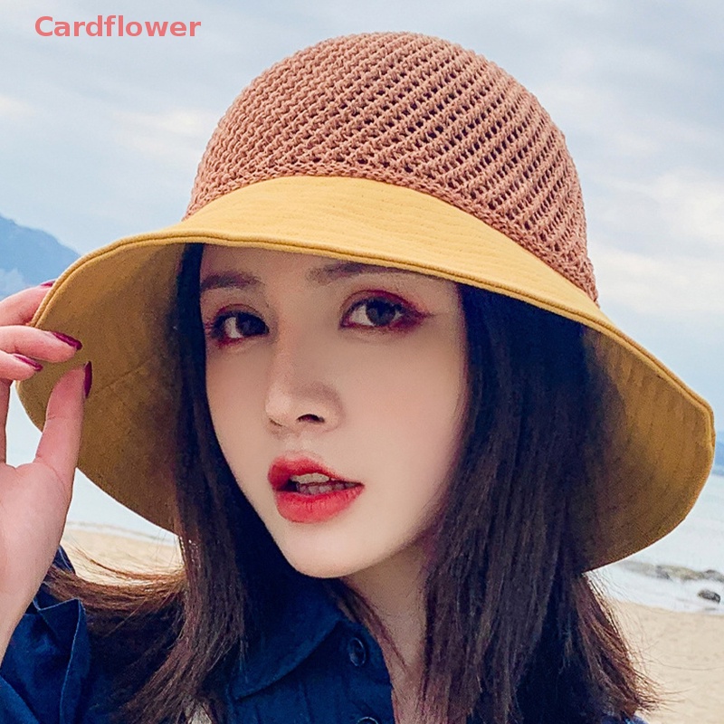 Nón Tai Bèo Phối Lưới Thoáng Khí Thời Trang Đi Biển Mùa Hè Cho Nữ