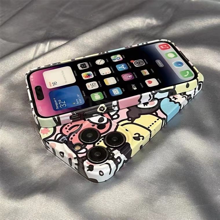 Ốp Điện Thoại Cứng Sơn Hoạt Hình Cho Iphone 11promax 13promax 14 / 12 / 11 x / xr 8plus xs max 14promax