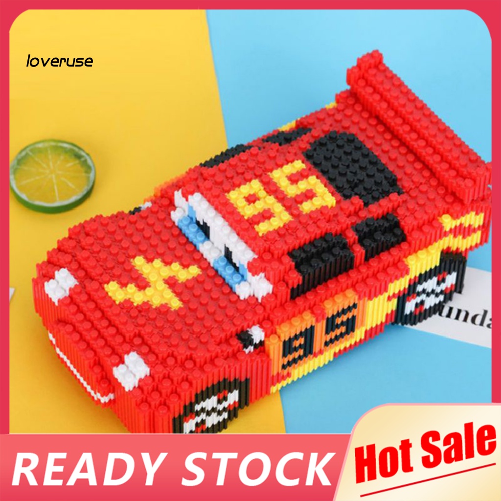 1 Đồ chơi trẻ em Lắp Ráp Hình Phương Tiện Giao Thông Hoạt Hình Đáng Yêu Dành Cho Trẻ