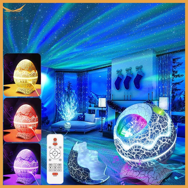 Loa Bluetooth Hình Vỏ Trứng Khủng Long Có Đèn Led Cho Bé