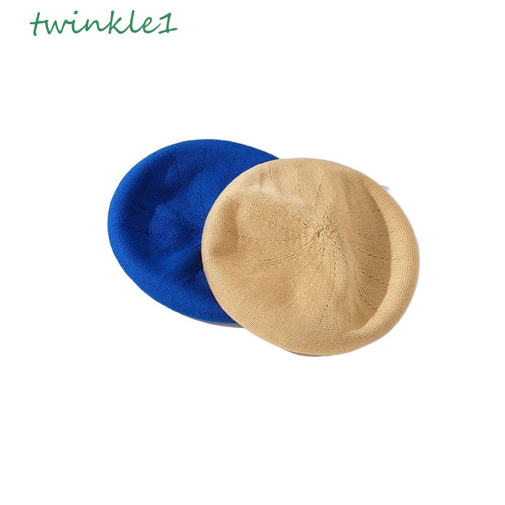 Mũ Beret Thoáng Khí Màu Sắc Đơn Giản Cho Nữ