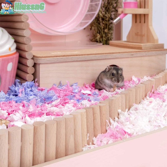 Cầu Thang Gỗ 2 Trong 1 Cho Chuột Hamster Tập Nhai