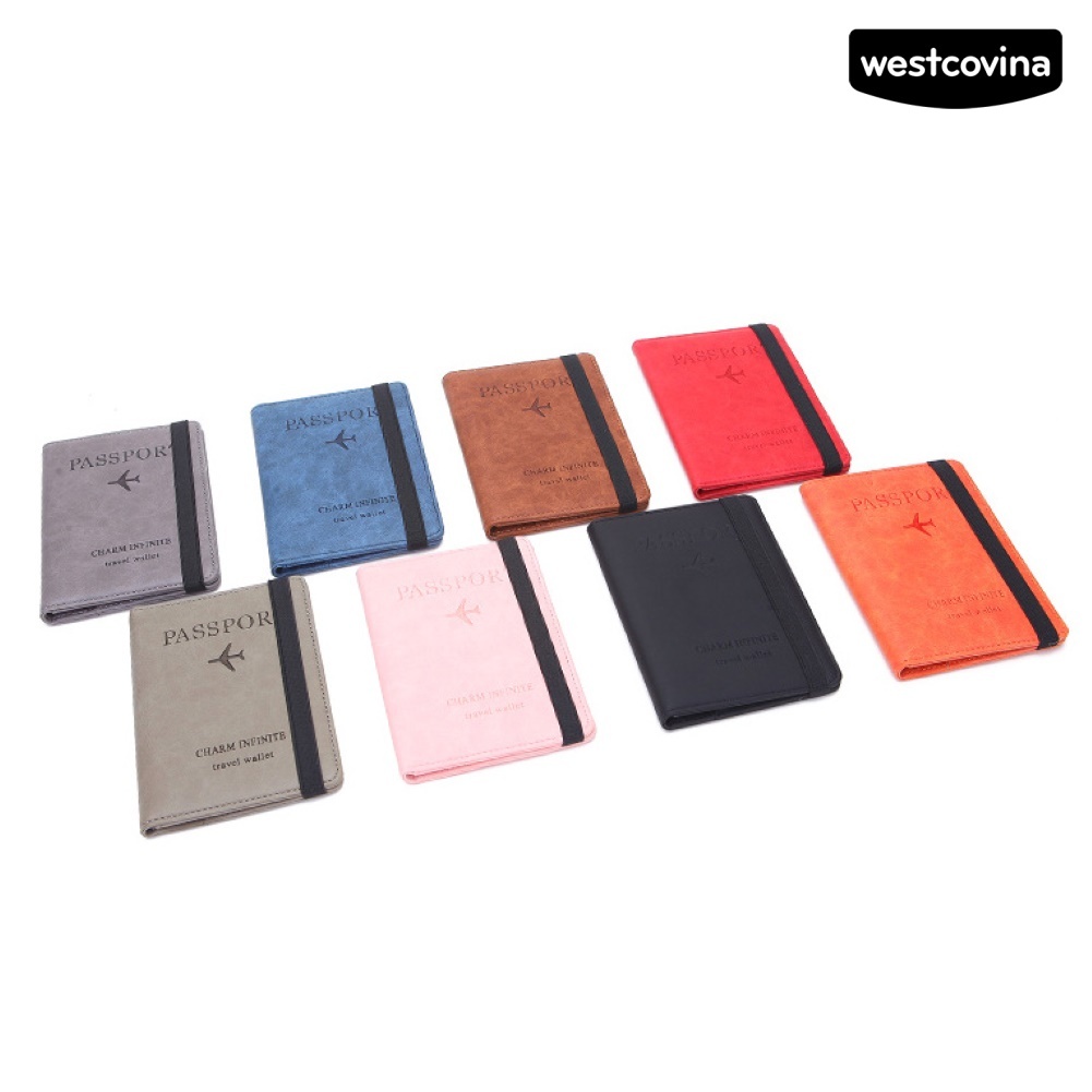 [COD]♪Ốp Bọc Hộ Chiếu Giả Da Tiện Lợi