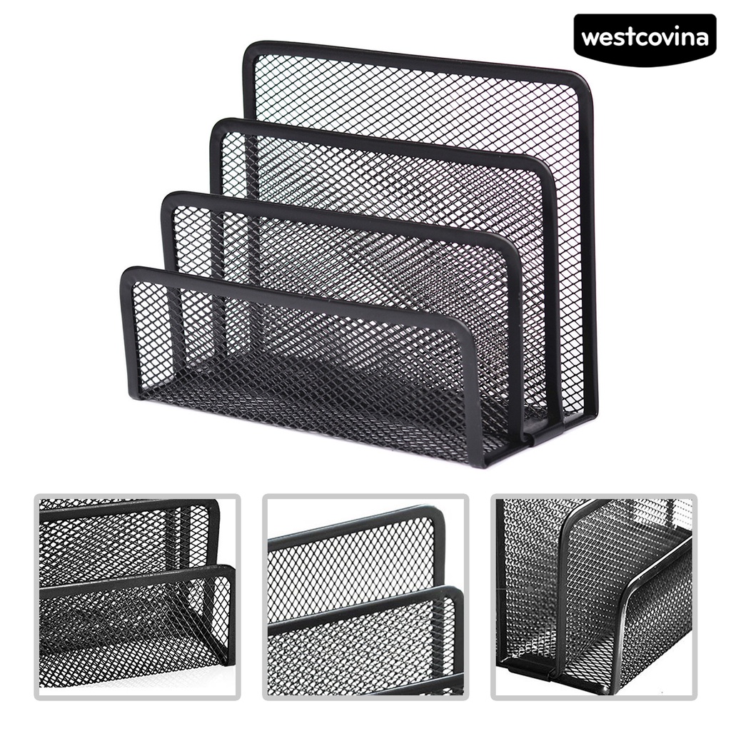 [COD]♪Giá Đỡ Tài Liệu 3 Ngăn Bằng Kim Loại Tiết Kiệm Không Gian