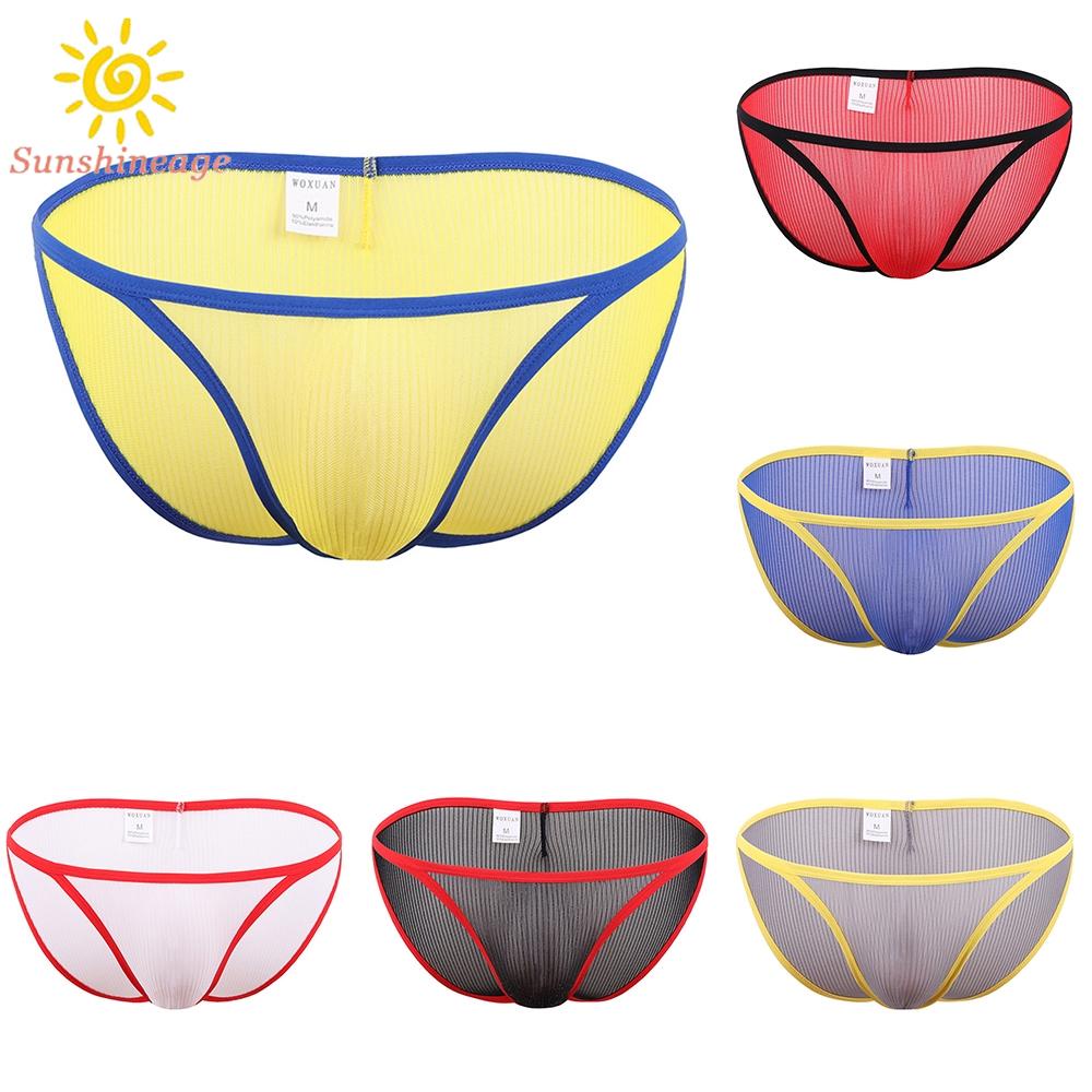 Quần Lót Lưới Trong Suốt Lưng Thấp Gợi Cảm Cho Nam