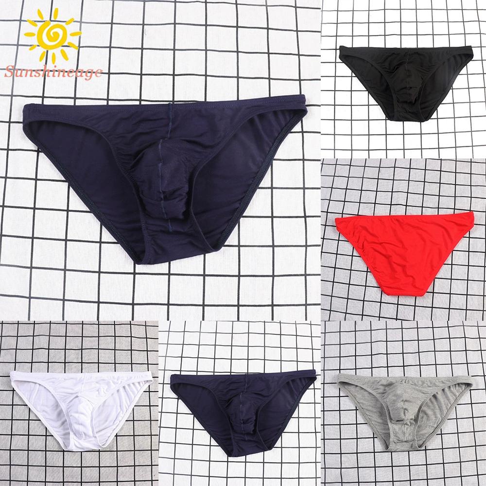 Quần Lót Nam Eo Thấp Màu Đen / Trắng / Đỏ / Xám / Xanh
