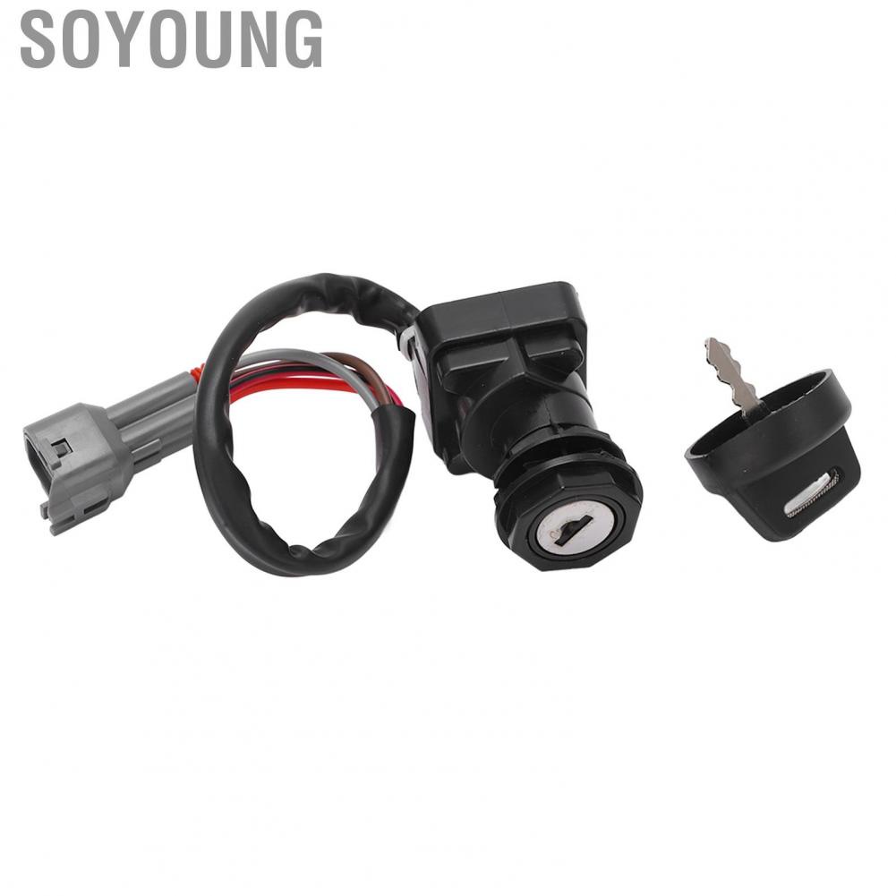 Soyoung Ignition Key Switch  Fast Response AS1674SW151LM Black Solid Construction  for ATV