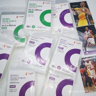 Bộ 50 Sleeve popcorn ABC Magic bọc card thẻ bài ma sói thần tượng kpop sưu tầm lomo card sleeve meet postcard dán