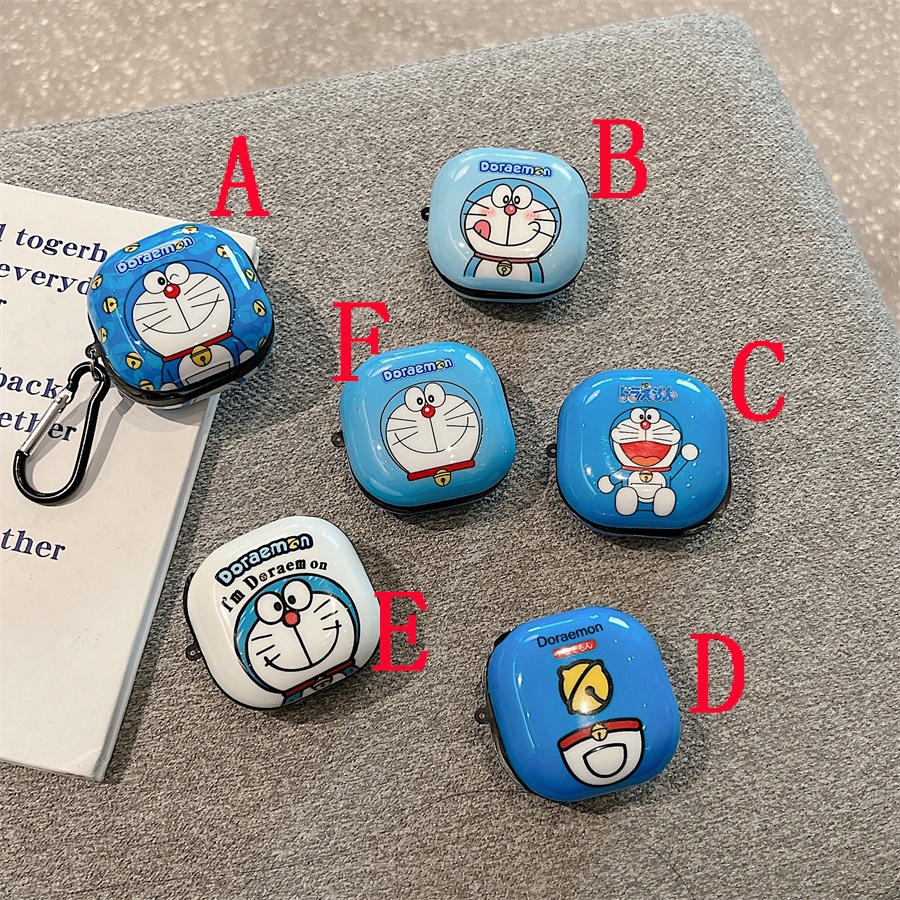 Ốp Hộp Đựng Tai Nghe Nhét Tai Cứng Hình Doraemon Cho SAMSUNG Buds2 Buds2 Pro Buds Pro Buds Live