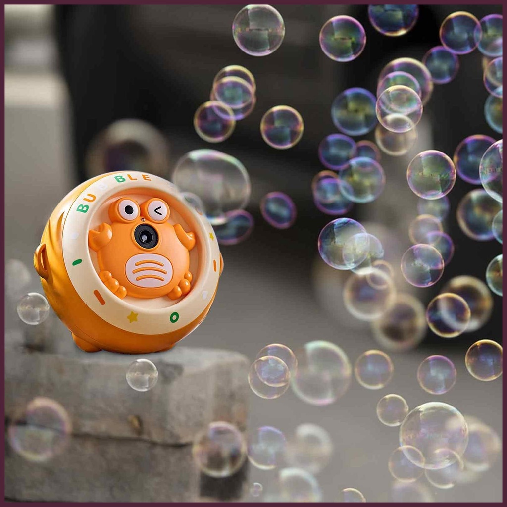 Đồ Chơi Thổi Bong Bóng Tự Động Hình Cua Chống Rò Rỉ