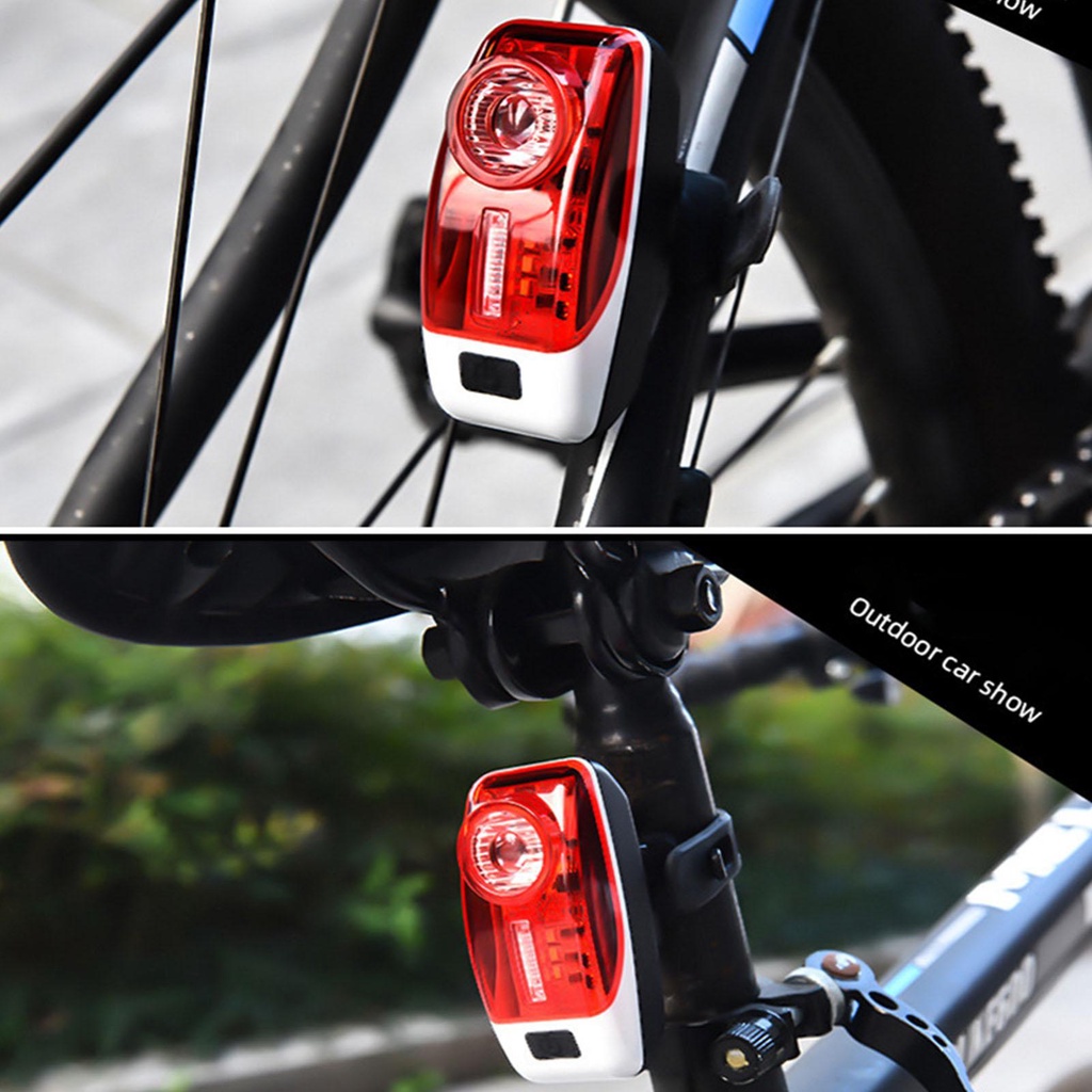 Đèn Pin Cảnh Báo An Toàn Phía Sau Xe Đạp Dành Cho Nam Nữ