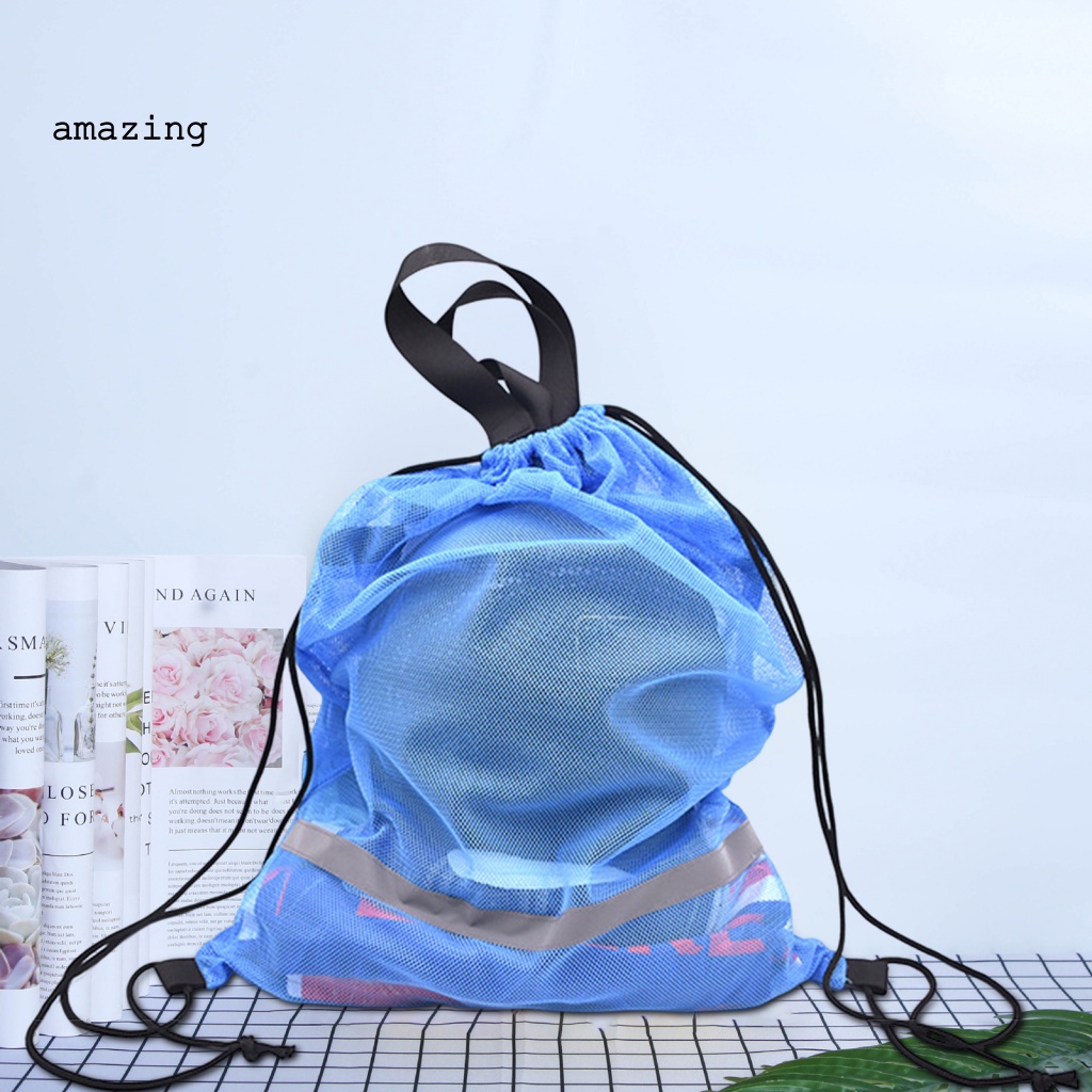 Túi Lưới Dây Rút Đựng Bóng Thể Thao Cỡ Lớn Lâu Trôi