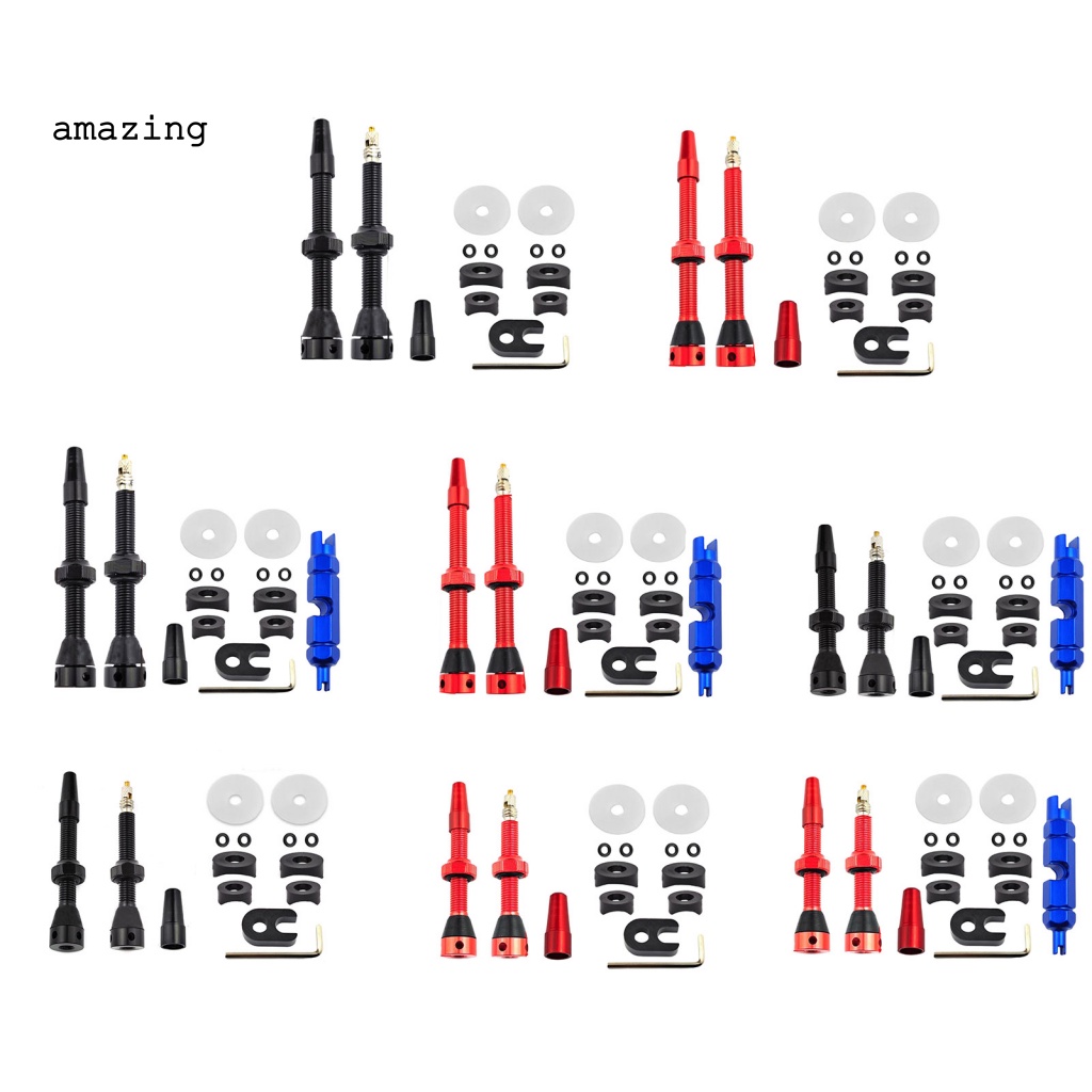 1 Bộ Phụ Kiện Van Xe Đạp Không Ruột Tiện Dụng Và Bền