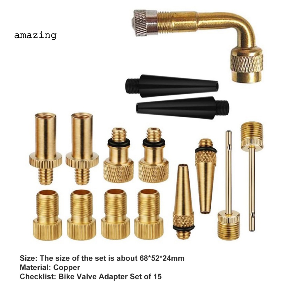 Set 15 Van Bơm Hơi Xe Đạp Chống Biến Dạng Sturdy