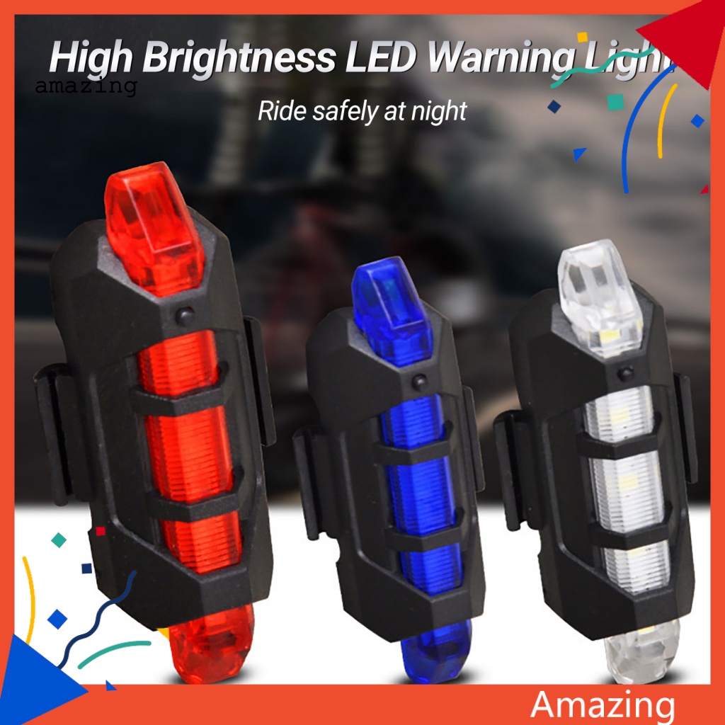 1 Bộ Đèn Đuôi Xe Đạp Góc Rộng Di Động Cho MTB