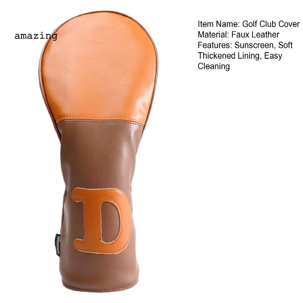 Vỏ Bọc Bảo Vệ Gậy Đánh Golf Chất Liệu Dày Dặn Mềm Mại Tiện Dụng