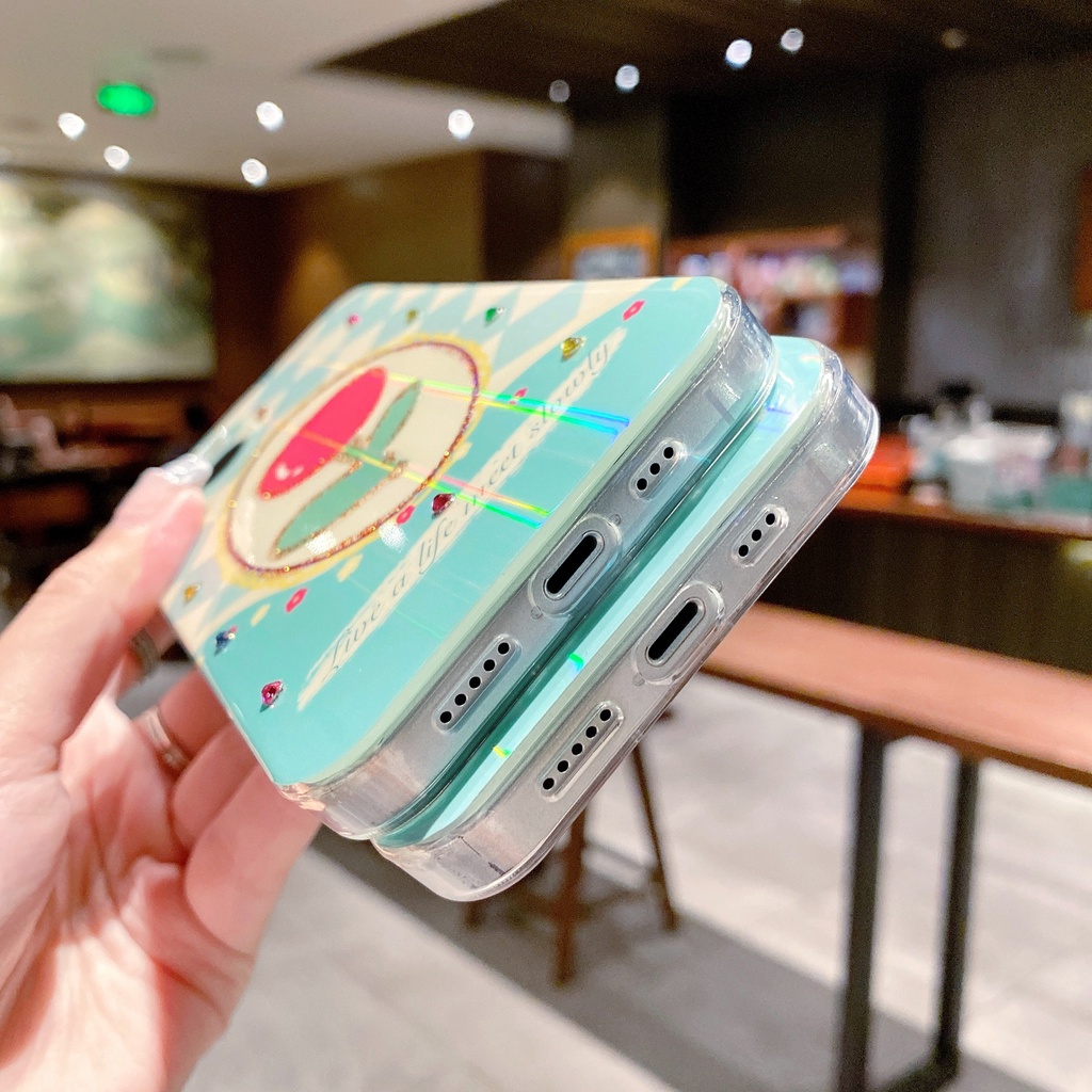 Ốp Điện Thoại TPU Chống Sốc Họa Tiết Hoa Tulip Cho IPhone 14 13 12 11 Pro MAX 14 PLUS X XR XS MAX