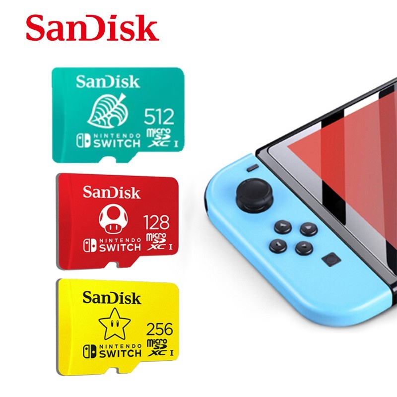 Thẻ Nhớ SanDisk Nintendo Màu Xanh Lá Chịu Nhiệt Độ Cao
