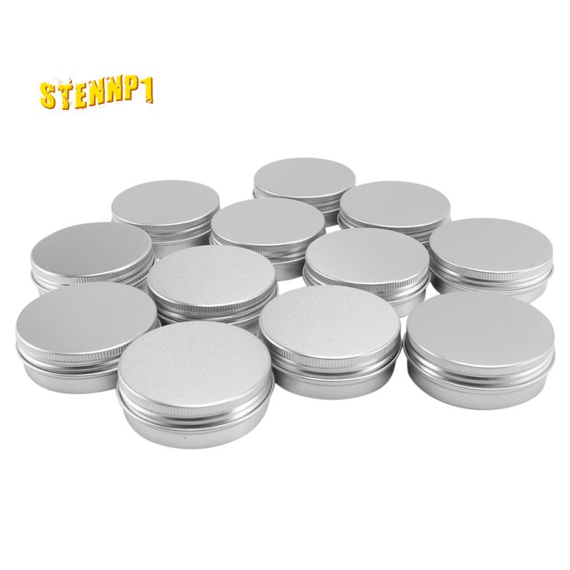 Lọ Rỗng Bằng Nhôm Đựng Mỹ Phẩm / Nến / Gia Vị Dung Tích 12X50Ml