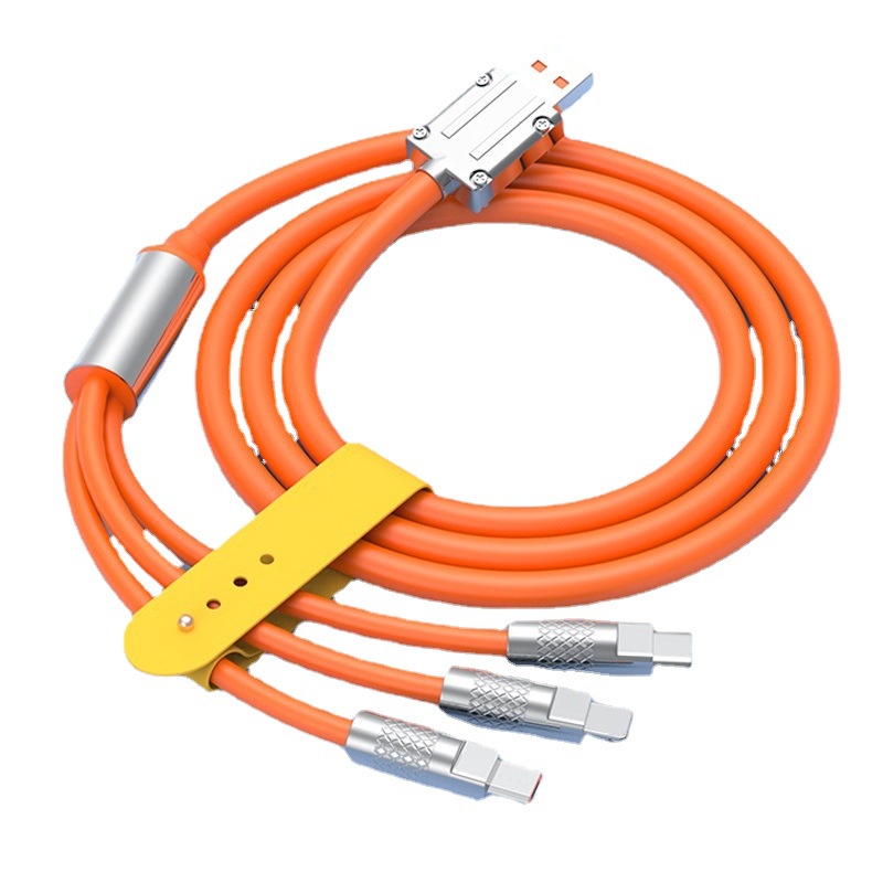 Dây Cáp Sạc Nhanh 3 Trong 1 120w 6a Dành Cho Điện Thoại iphone