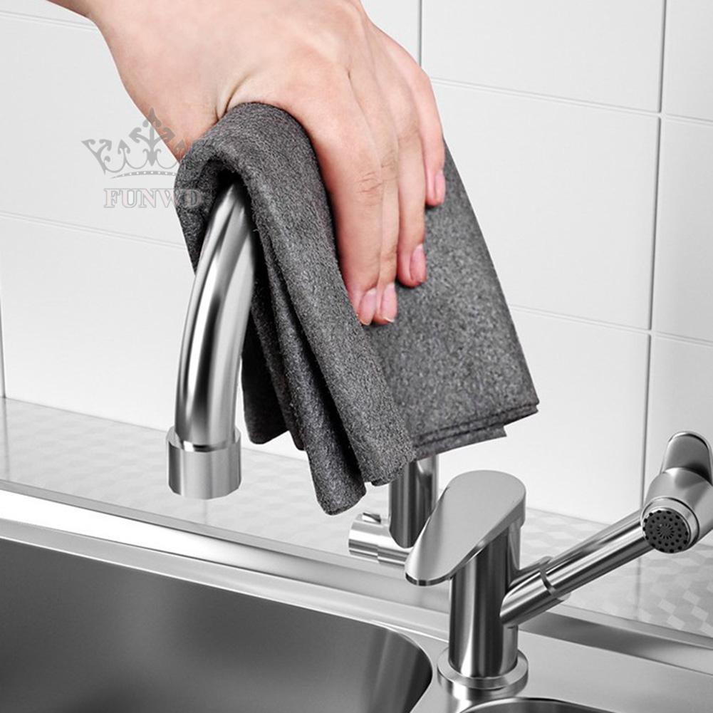 Bộ 5 Khăn Lau Kính Bằng Thép Không Gỉ Và Sứ