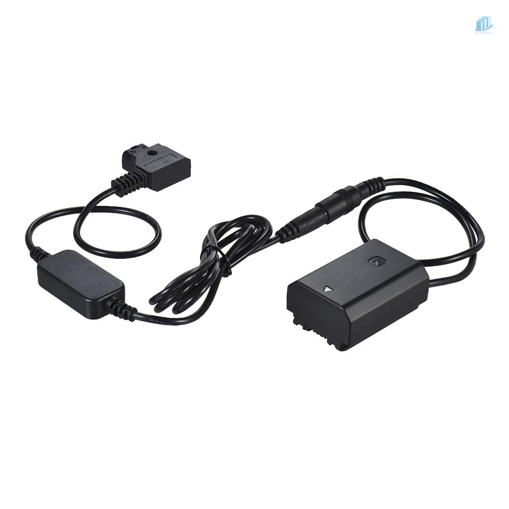 ANDOER Bộ Chuyển Đổi Pin A7III A9 A7RIII A7SIII Hình Chữ V Từ D-Tap Sang NP-FZ100 DC Chuyên Dụng