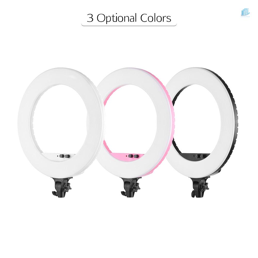 Vòng Đèn LED Trợ Sáng Chụp Ảnh Andoer 18inch 80W 3200K-5800K Bi Có Thể Điều Chỉnh Độ Sáng Kèm Túi Đựng Điện Thoại