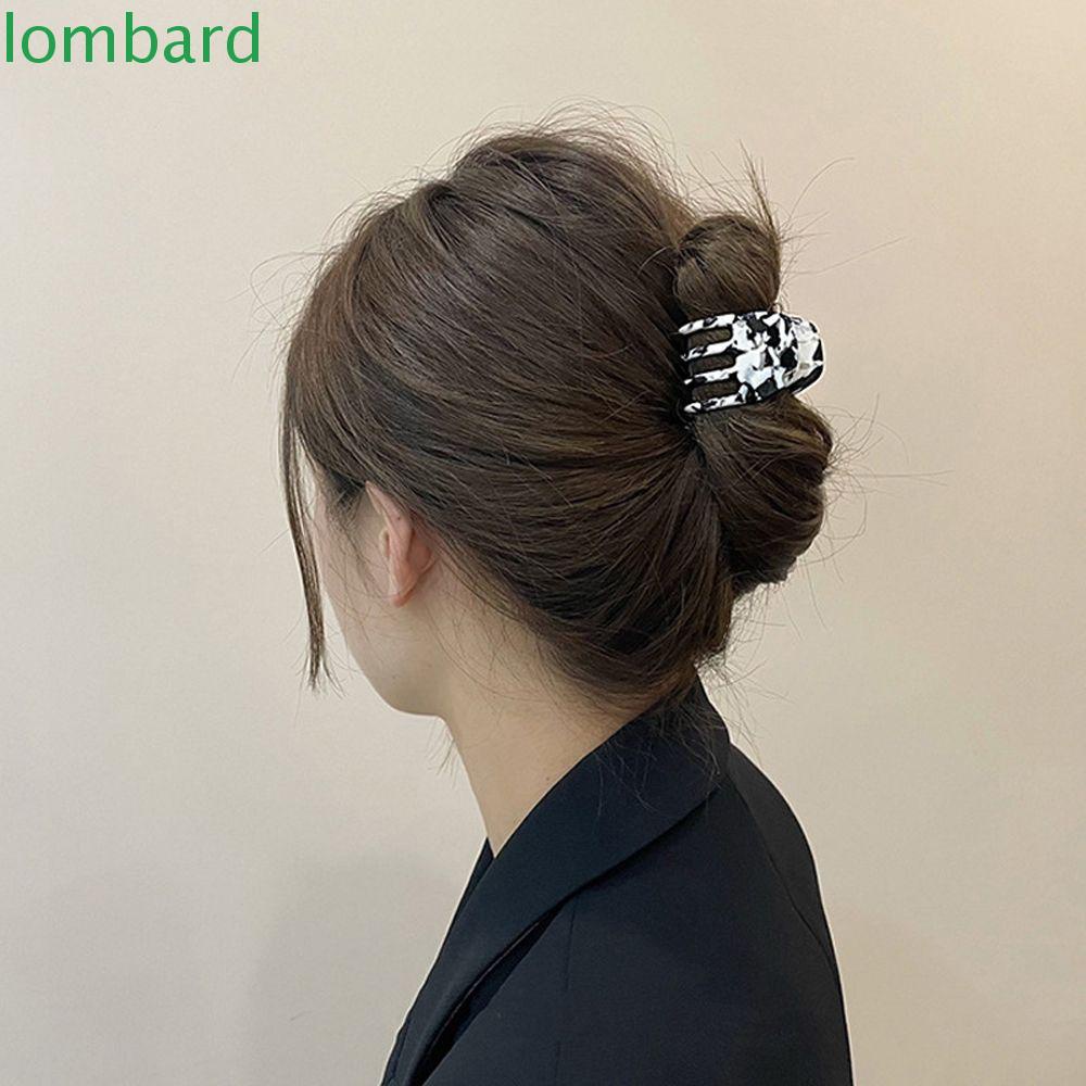 Kẹp Tóc Càng Cua Nhỏ Bằng Acrylic Họa Tiết Da Báo Thời Thượng Phong Cách Hàn Quốc Dành Cho Bạn Gái