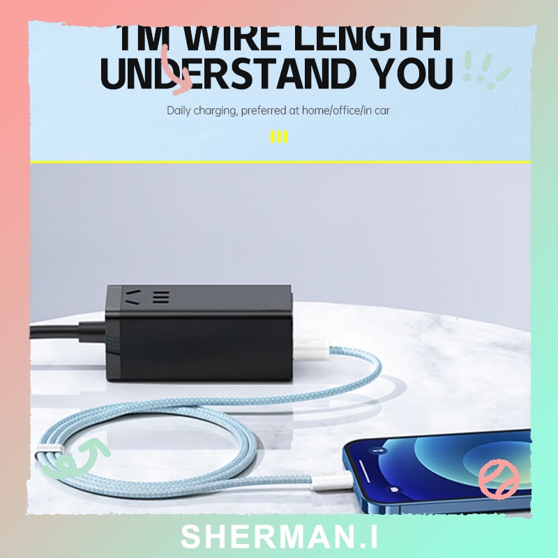 Dây Cáp Sạc Nhanh TypeC 20W Cho IP-SN