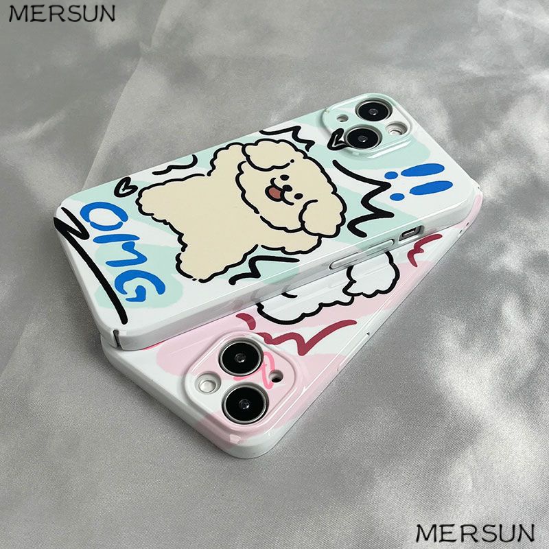 Ốp Điện Thoại Cứng Bảo Vệ Toàn Diện In Họa Tiết Chó Yzpak Dành Cho Apple Iphone 1211 13 14 Pro / 8 xs7 / xr