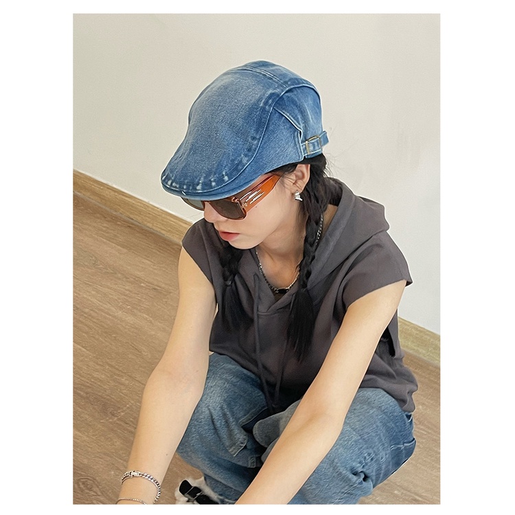 Mũ Beret Phong Cách Cao Bồi Cho Nữ