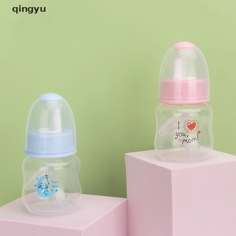 Bình Sữa Mini 60ml Bằng Nhựa PP Kiểu Hoạt Hình Dễ Thương Cho Bé Sơ Sinh