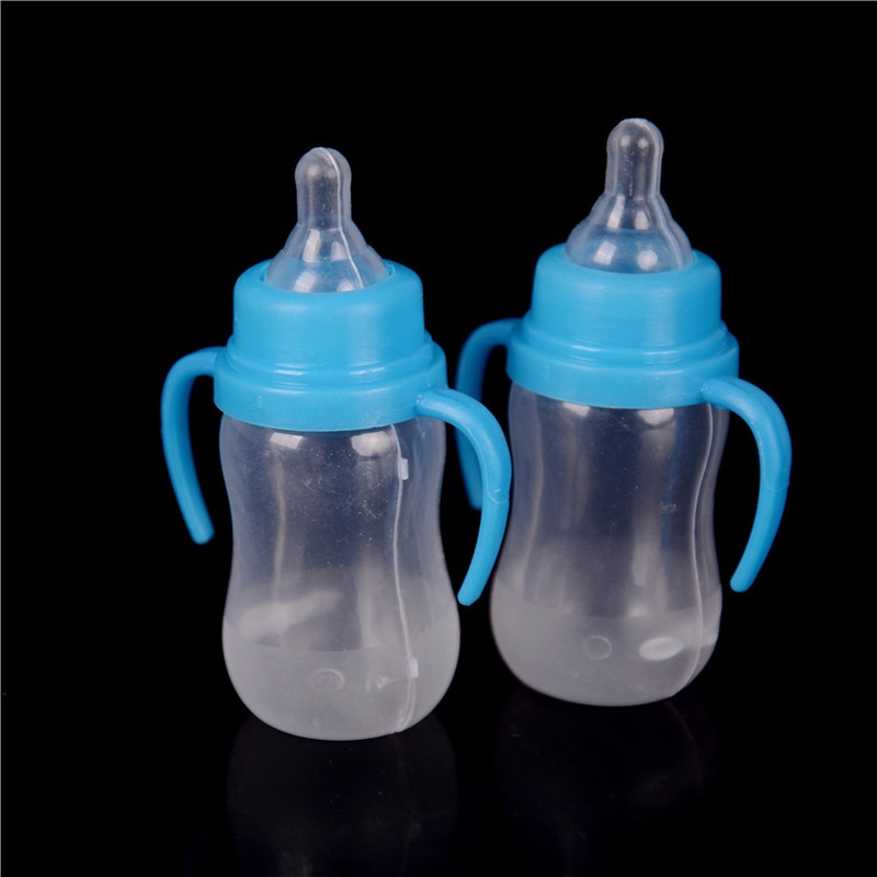 Bộ 2 Bình Sữa Đồ Chơi Búp Bê Màu Sắc Ngẫu Nhiên