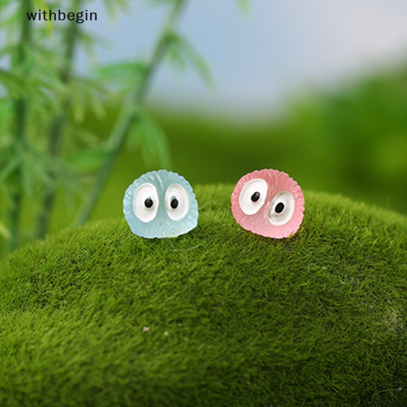 Set 10 Tượng Resin Dạ Quang Nhiều Màu Sắc Dễ Thương Trang Trí Nhà Cửa DIY