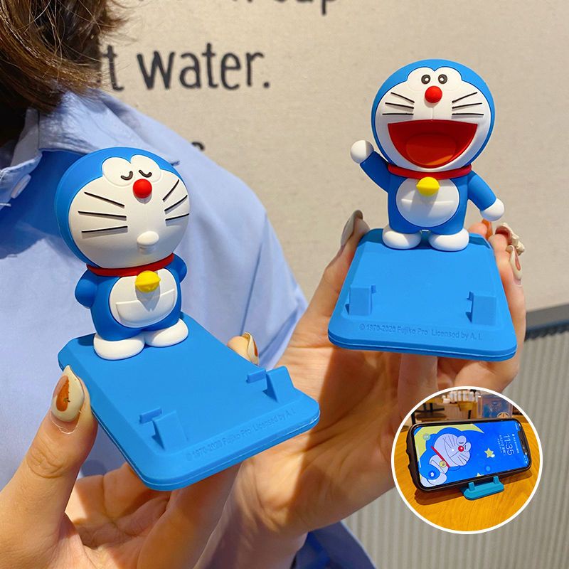 Giá Đỡ Điện Thoại Để Bàn Tùy Chỉnh Hình Doraemon Dễ Thương Dùng Làm Quà Tặng