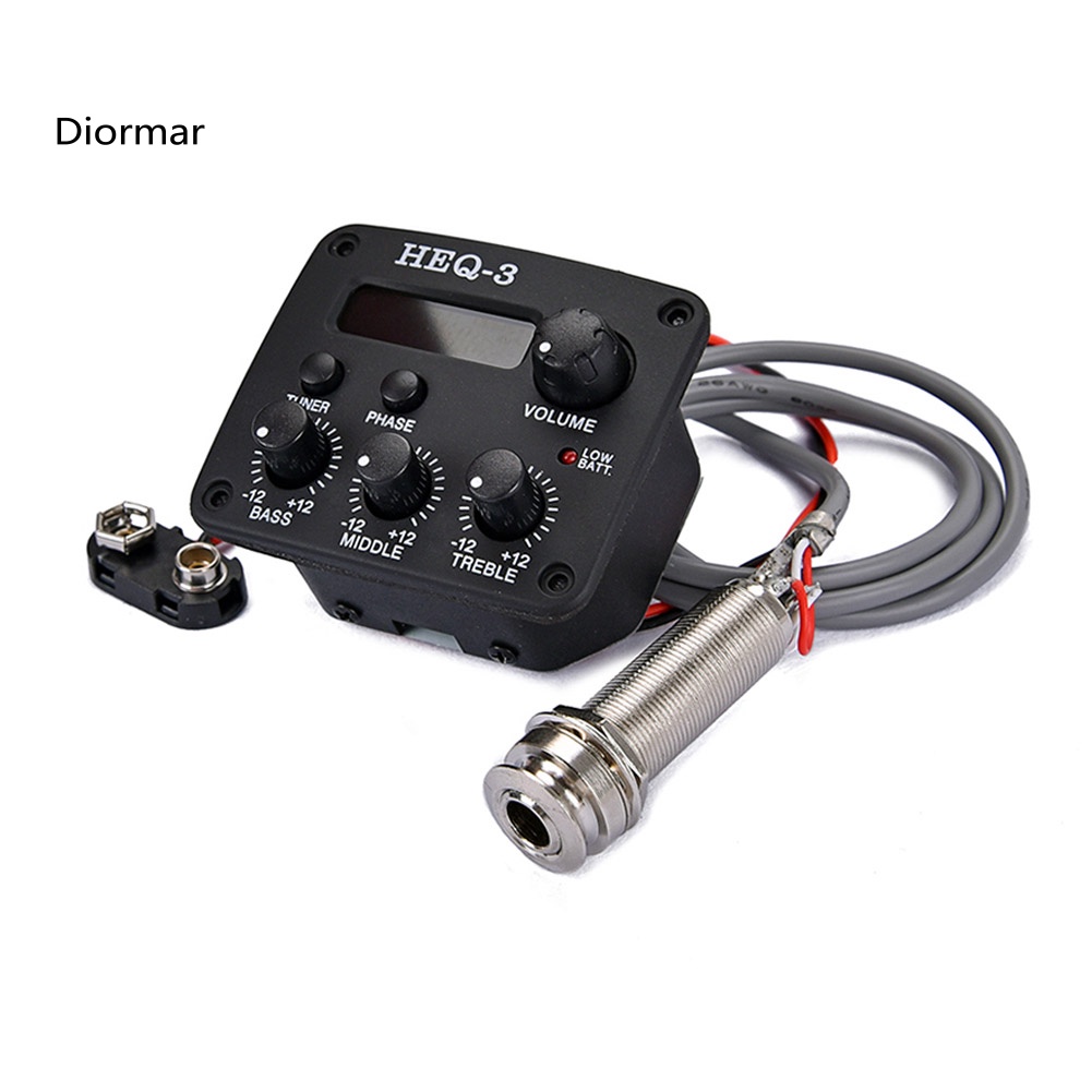 Thiết Bị Chỉnh Dây Đàn Guitar 3 Băng Tần Chuyên Nghiệp EQ