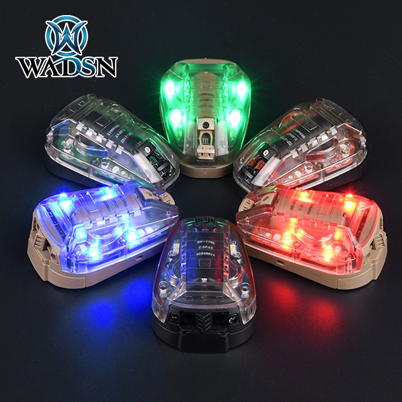 Đèn Tín Hiệu Sinh Tồn HEL STAR 6 GEN3 Màu Xanh Dương / Đỏ / Xanh Lá Chống Thấm Nước