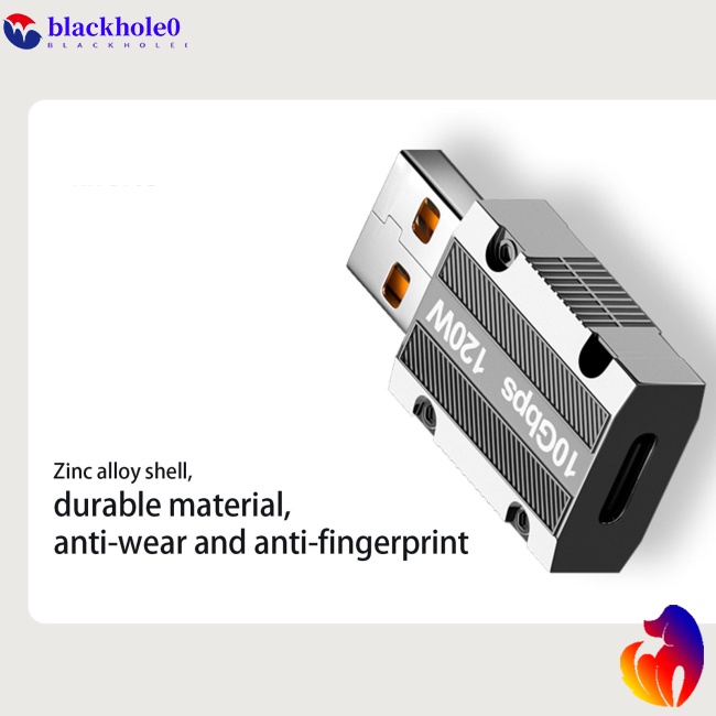 Đầu Chuyển Đổi Type-c Sang Usb 120w 10gbps Sạc Nhanh Cho Điện Thoại / Máy Tính Bảng Hubs