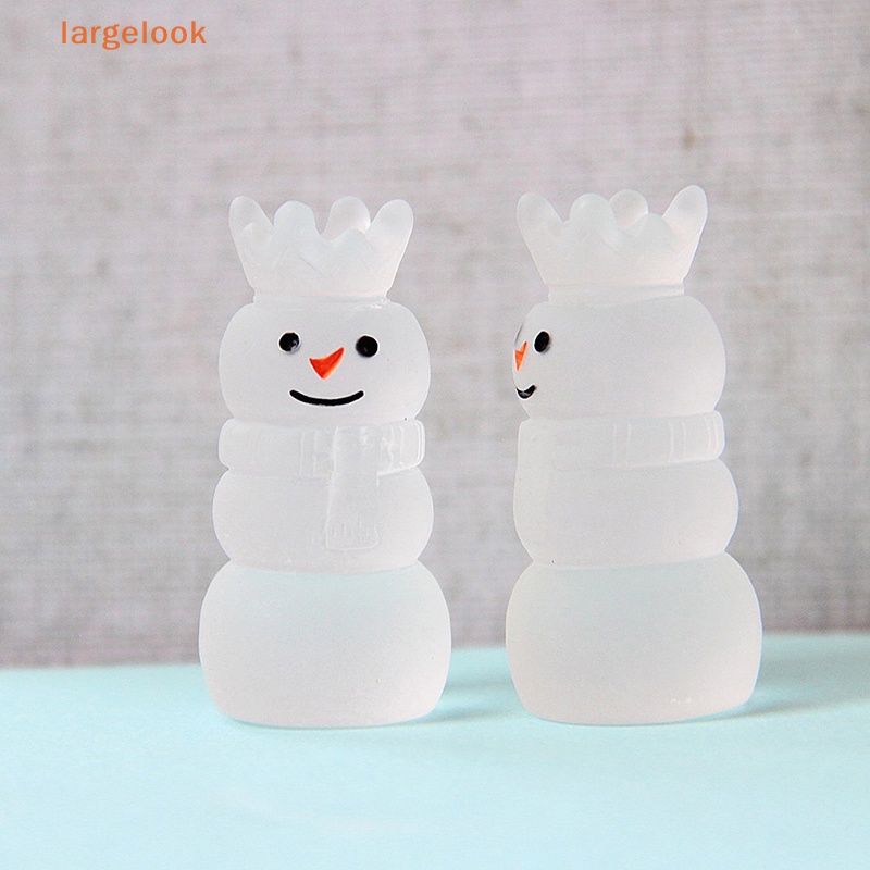 Bộ 5 Kẹp Tóc Nhựa Hình Người Tuyết Dạ Quang Độc Đáo