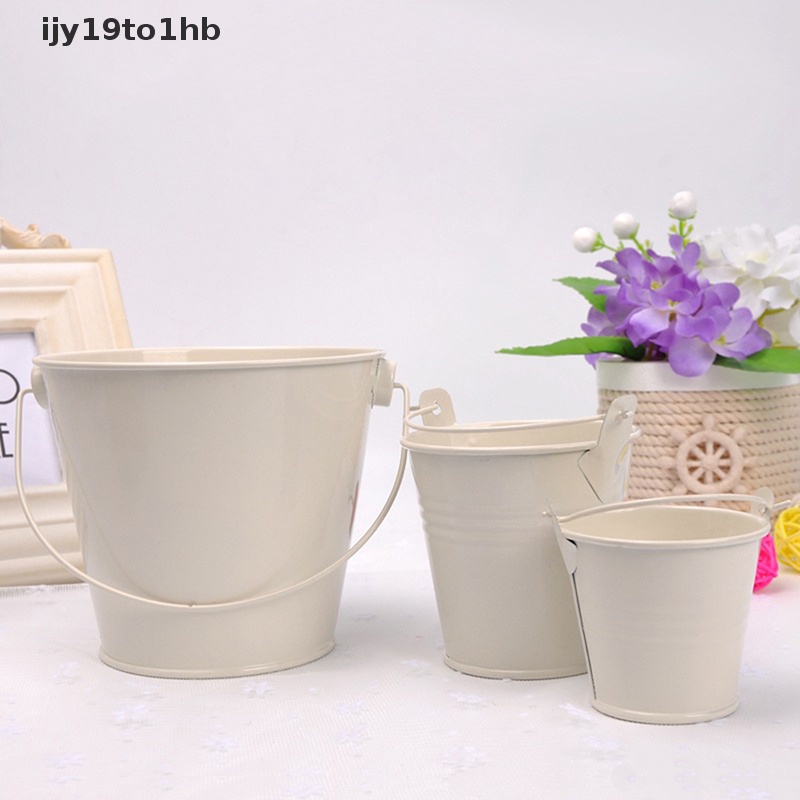 Mini Kim Loại Đầy Màu Sắc Xô Kẹo Keg Thùng Wedding Party Ủng Hộ Trang Trí DIY mới