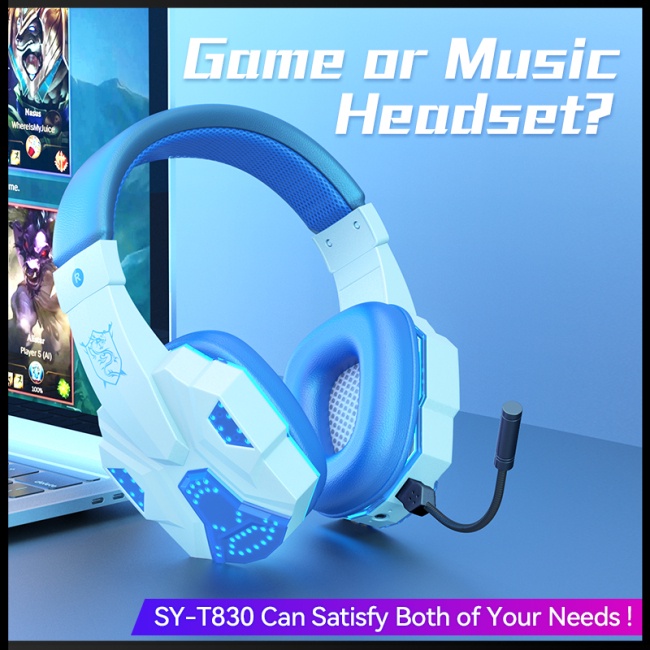 Tai Nghe Chụp Tai Zevaret Sy-t830 Bluetooth Không Dây Hiệu Quả Thấp Tích Hợp Micro Hiệu Quả Dạ Quang