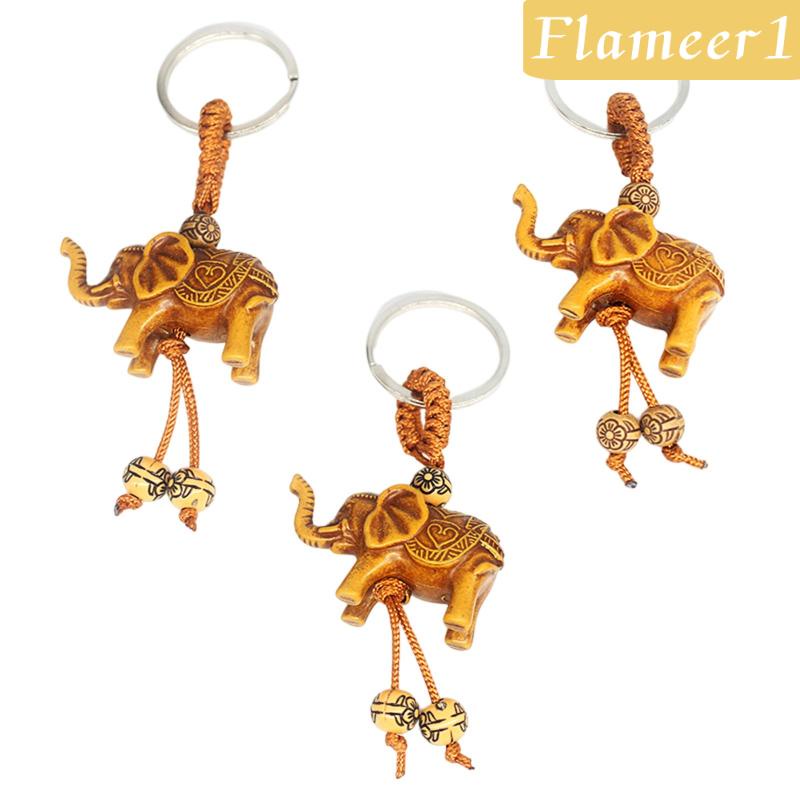 [Flameameer1] 3 Móc Khóa Hình Voi Handmade