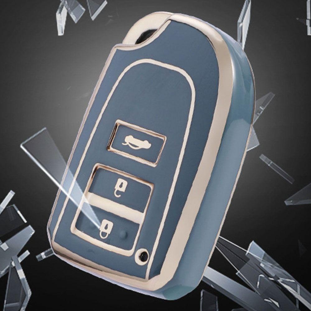 SHOUHOU Vỏ Bảo Vệ Chìa Khóa Điều Khiển Từ Xa Cho Xe Hơi Corolla Nhiều Màu Tùy Chọn
