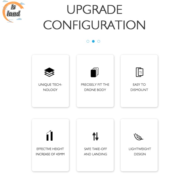 Bộ Chân Đáp Nổi Trên Mặt Nước Chống Rơi Chống Va Chạm Cho Dji Mini 3