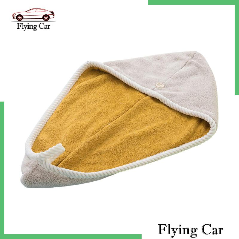 Khăn Quấn Tóc Bằng Sợi Micro Có Nút Cài Dành Cho Nữ [Lzdjfmy2]