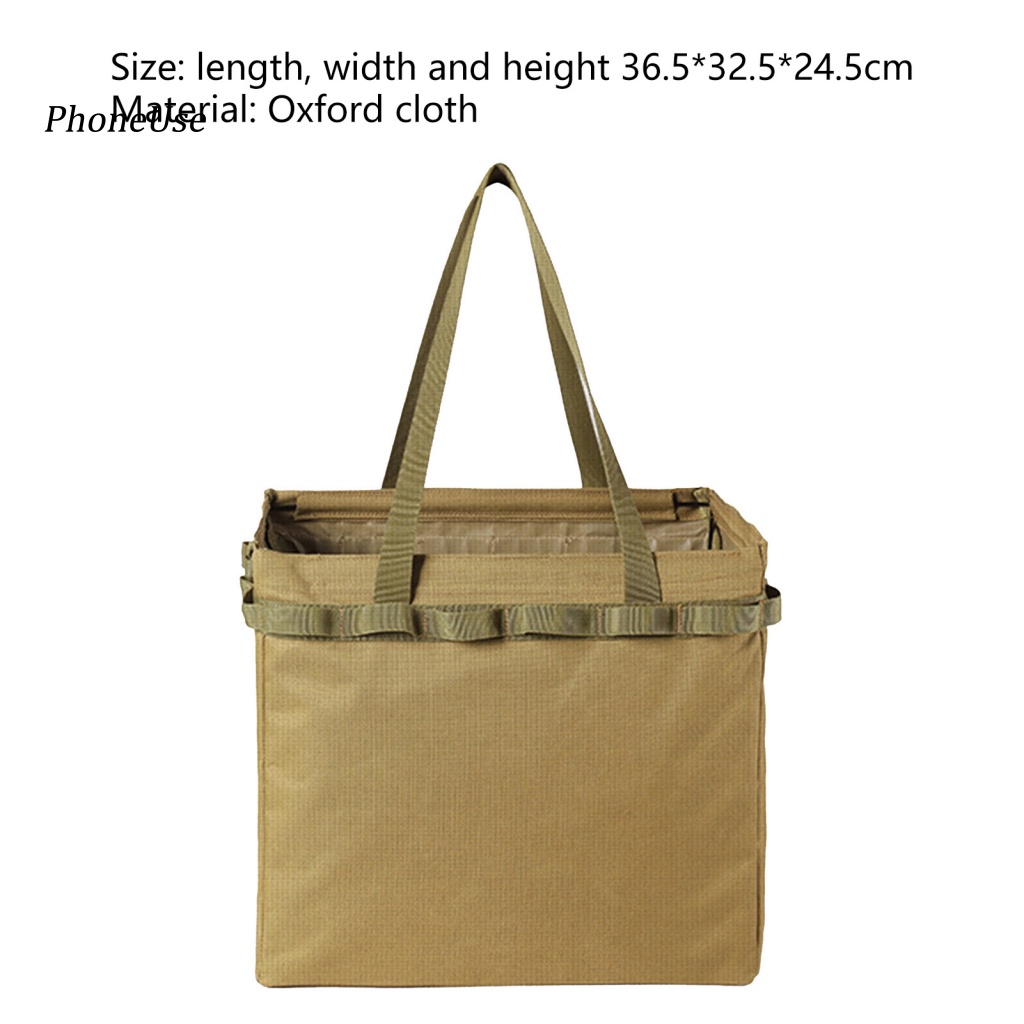 Túi Đựng Gia Vị Bằng PU Và Vải Oxford Chống Nước Sức Chứa Lớn Cho Hoạt Động Ngoài Trời