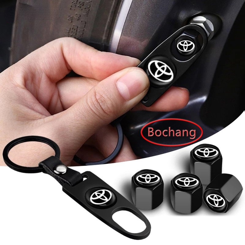 Nắp Van Bánh Xe Hơi Toyota Avanza Vios Wigo Innova Fortuner Rush Hilux Corolla Cross Hiace RAV4 Yari