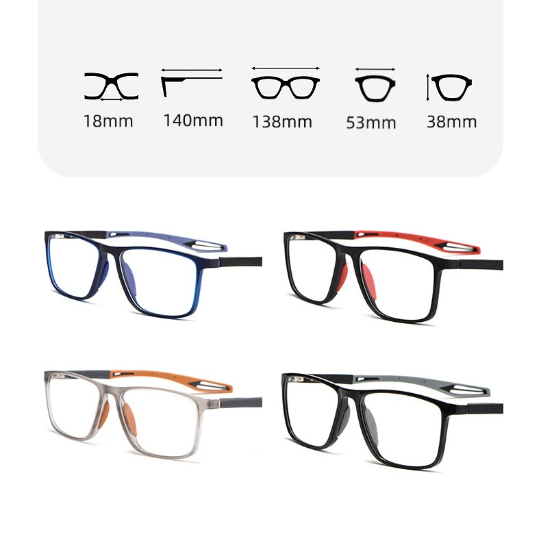 Kính Mát Siêu Nhẹ Thoải Mái HEVIA TR90 PT093