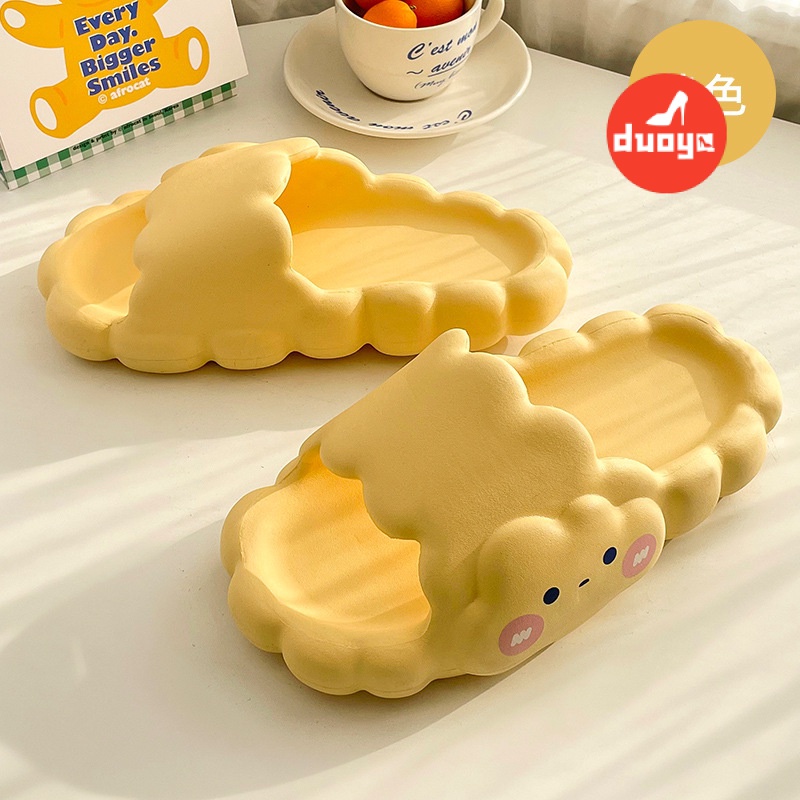 Dép Đi Trong Nhà Đế Dày Mềm Chống Trượt Đính Đá Pha Lê Hình Hoạt Hình Dễ Thương